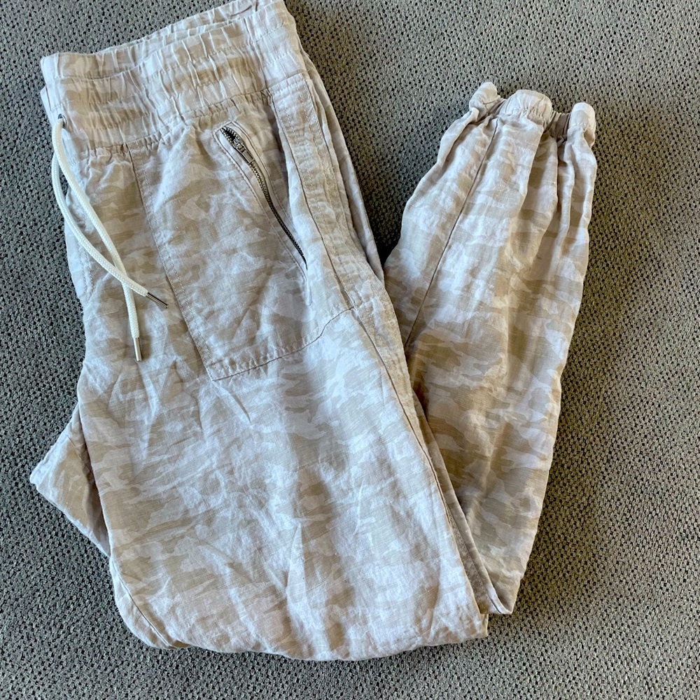 Athleta Farallon Linen Joggers - good condition